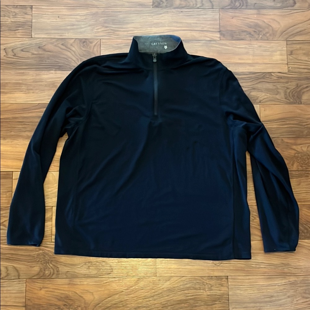 Greyson Black Quarter-Zip Sweatshirt